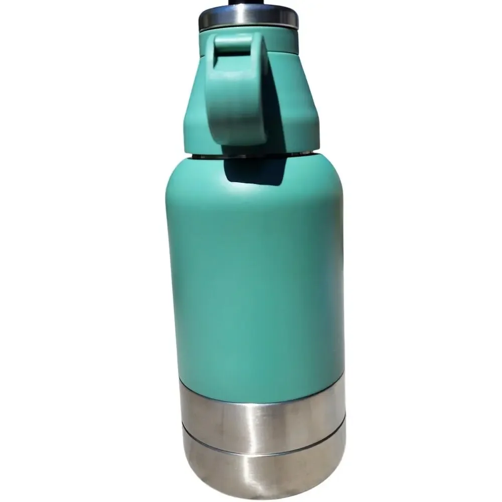 Nalalas Pet 3 in 1 Portable Stainless Steel Water Bottle 32oz
